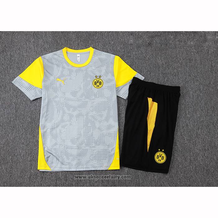 Tracksuit Borussia Dortmund Short Sleeve 2025-2026 Grey - Shorts